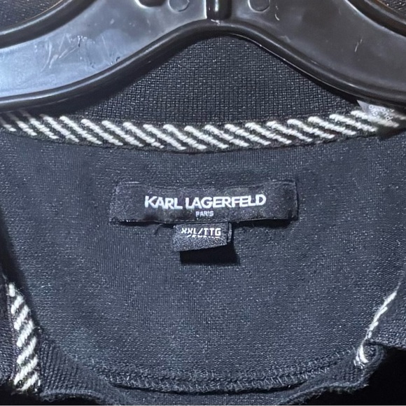 Karl Lagerfeld Paris Men's Slim Fit Short-Sleeve Pique Polo Shirt XXL - Picture 3 of 7